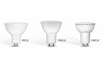Лампы светодиодные направленного света FLL-MR16 и FLL-PAR16  EKF