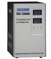Стабилизатор напряжения SASSIN SVC-5000 (3 кВт, вертикальный)